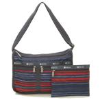 レスポートサック LeSportsac ショルダーバッグ DELUXE EVERYDAY BAG 7507 E294 SADDLE STRIPE サドルストライプ ネイビー系 縞柄 斜めがけバッグ 新品