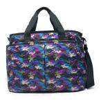 レスポートサック マザーズバッグ 2way LeSportsac 7532 D467 RYAN BABY BAG 斜めがけ ショルダーバッグ マザーバッグ CONTEMPO CAMO パープル系カモフラ柄