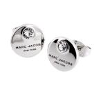 マークジェイコブス Marc Jacobs ピアス ブランド m0009098-169 crystal/silver mj coin studs  コイン クリスタル スタッド ピアス