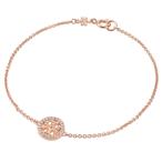 トリーバーチ TORY BURCH ブレスレット 80997-696 MILLER PAVE CHAIN BRACELET ミラー パヴェ チェーンブレスレット Rose Gold/Crystal ローズゴールド+クリア