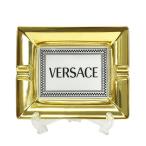 ヴェルサーチェ VERSACE 灰皿 アッシュトレイ MEDUSA RHAPSODY メドゥーサ ラプソディ 14269 403670 27236 ASHTRAY ホワイト+ゴールド+ブラック系