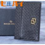 本物 新品 ロジェデュブイ 腕時計 ウォッチオーナー限定 イントレチャートレザー RD カードケース ブラック 名刺入れ 元箱付 ROGER DUBUIS