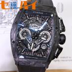 本物 展示品 クストス 極希少 2nd EDITION LEON RACING 男性用自動巻時計 カーボン クロノグラフ メンズウォッチ 保存箱 保証書付 CVSTOS