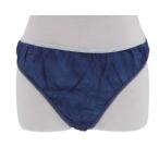 ペーパーショーツ (色 紺　サイズ L　ウエスト85cm　50枚入) 使い捨て 紙ショーツ エステ 旅行 入院 スポーツ ゴルフ 災害時