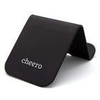 cheero CLIP Plus 万能 クリップ ボード シリコン スマホスタンド タブレットスタンド CHE-330 ブラック