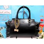 ショッピングサマンサ サマンサタバサ デラックス 限定 フリル トートバッグ 小 黒 ブラック 未使用 証明書付 赤字処分特価 ギフト包装対応可 Samantha Thavasa Deluxe