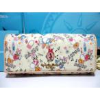 サマンサタバサ 限定 デイジー クローゼット プリント かぶせ 長財布 白 未使用 証明書付 赤字処分特価 ドナデジ ドナルド ディズニー ミニー ミッキー 包装可