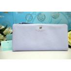 ショッピング楽天ファッション 送料無料 サマンサタバサ 星 スターモチーフ ロゴ入 牛革 ソフトレザー 長財布 ライトブルー 展示未使用 タグ付 ギフト包装無料 開運 金運 春財布 ユニセックス