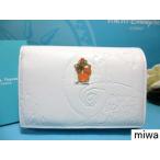 送料無料 サマンサタバサ 限定 ナイトメアー ビフォア クリスマス 牛革 型押 二つ折り財布 折財布 白 新品 証明書付 包装無料 ディズニー ナイトメア ジャック