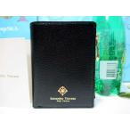 ショッピング楽天ファッション 送料無料 サマンサタバサ スクエア ビジュー付 本牛革 薄型 二つ折り財布 折財布 ミニ財布 黒 新品 証明書付 ギフト包装無料 プチチョイス 開運 金運up