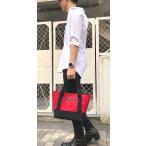 キングズ バイ サマンサタバサ ロゴ入 キャンバス トートバッグ 小 赤  新品 証明書付 包装可 サマンサキングズ ユニセックス 荷物少な目の方 サブバッグ