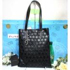 ショッピング楽天ファッション キングズ バイ サマンサタバサ 星 スター プリント 薄型 トートバッグ 黒 未使用 証明書付 ギフト包装可 サマンサキングズ A4 肩掛可 男女兼用 赤字処分特価