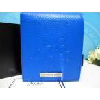 ショッピングサマンサタバサ 送料無料 キングズ バイ サマンサタバサ 限定 ドナルド 牛革 型押 二つ折り財布 折財布 青 新品 証明書付 ギフト包装無料 サマンサキングズ ディズニー