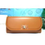 ショッピング楽天ファッション 送料無料 サマンサタバサ 牛革 シンプル 丸ロゴ モチーフ付 かぶせ 長財布 キャメル 茶 新品 証明書付 ギフト包装無料 開運 金運up 春財布