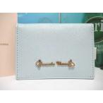 送料無料 サマンサタバサ 限定 シンデレラ 牛革 二つ折り パスケース カード入れ 定期入れ 名刺入 ライトブルー 新品 証明書付 包装無料 ディズニー プリンセス