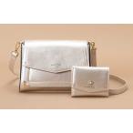 ショッピングサマンサタバサ サマンサタバサ クリスマス 限定 ロゴ入 ショルダーバッグ 三つ折り財布 折財布付 オフホワイト 未使用 証明書付 ギフト包装可 ハンドバッグ 赤字特価