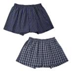 大きいサイズ2Pチェック柄布帛トラ...