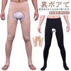 ショッピングトレンカ 蒸れない 裏ボア あったか レギンス メンズ レディース 男女兼用 タイツ トレンカ 九分丈 裏起毛 前穴あき 蒸れ防止 ムレ防止 防寒 裏起毛 作業