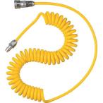 ＴＲＵＳＣＯ　スパイラルホース　カップリング付　使用範囲　６ｍ