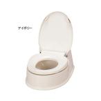 (アロン化成) サニタリエース HG両用式 534-113 534-114 簡易設置型洋式トイレ 補高便座 工事不要 和式 トイレ かぶせる ネジ固定 便座高さ17cm