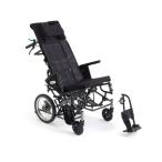 (ミキ) カルティマ CRT-WR ティルト&リクライニング車椅子 ノーパンクタイヤ仕様 介助式 軽量 スリム コンパクト