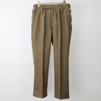 UK. ARMY BARRACKトラウザーズ ベルトループ付き [ブラウン]《実物・USED(極美品)または未使用品》