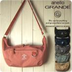 ショルダーバッグ レディース 軽い 40代 50代 60代 アネロ anello 軽量撥水杢調ポリキャンバス素材バナナショルダー 斜めがけ