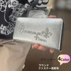 サイフ ラウンドファスナー長財布 牛革 カステルバジャック 　グリッター 053682爆買