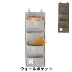 ウォールポケット 幅24 高さ67cm 日用品 雑貨 生活雑貨 収納用品 壁面収納 グレー M5-MGKAM00208GY