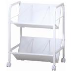  файл Wagon 2 уровень белый подставка литейщик книжный шкаф тонкий файл подставка наклонный наклонение регулировка целый .A4 стол бок место хранения M5-MGKFGB00411WH