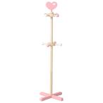  Kids paul (pole) вешалка Heart ( розовый ) высота 120 Junior вешалка Kids вешалка симпатичный ребенок из дерева место хранения крюк вращение M5-MGKFGB00830PK