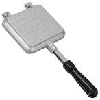 ホットサンドメーカー IH対応 直火 着脱式 ホットサンドプレート 両面 フライパン 耳圧着なし ガス火 アルミ 分解 洗える M5-MGKKB00002