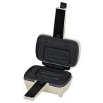 ホットサンドメーカー ハーフ 電気 ホットサンド 半分 プレスサンドメーカー 食パン1枚 食パン 朝食 フッ素樹脂加工 新生活 M5-MGKNT00041