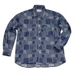 ショッピングパッチワーク ジーンズ企画工房 フィルスマート パッチワーク風シャンブレーシャツ 31016-S 1枚