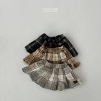 ショッピング韓国子供服 韓国子供服 LalaLand baget check skirt