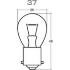  Stanley одная лампочка A4576A 10 шт. комплект 12V 18W S25 BA15s.. нет средний булавка одиночный линия STANLEY лампа 