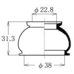  Oono резина DC-5682 tie-rod end ботинки DC5682 tie-rod end покрытие 