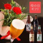 母の日ギフト 【5月10日・11日お届け】 カーネーション 鉢植え & クラフトビール 4種 飲み比べ < 花 地ビール 詰め合わせ 感謝ビール フルーツビール >