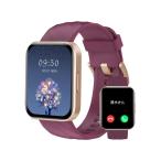 RUIMEN スマートウォッチ iPhone アンドロイド対応 通話機能付き Smart Watch 1.85インチ大画面 レディース メンズ 腕時
