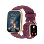 RUIMEN スマートウォッチ 通話機能付き レディース Smart Watch iPhone アンドロイド対応 女性生理周期管理 歩数計 腕時計