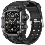 コンパチブル アップルウォッチ バンド Apple Watch Series 9/8/7 45mmに対応 apple watch バンド メタル ケ