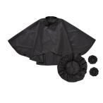 アイメディア 毛染めケープ 3点セット 散髪 ケープ キャップ 耳キャップ カラーリング ヘアカラー 白髪染め 毛染め 液はね防止 汚れ カバー カ