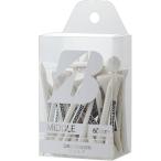 BRIDGESTONE(ブリヂストン) ゴルフ ウッドティー(ミドル・36本入り) GAG302 ホワイト 2023年モデル