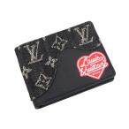 ルイヴィトン・モノグラムデニム ポルトフォイユ・スレンダー/LV×NIGO  Aランク.