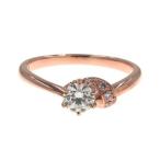 俄 ダイヤリング/茜/D0.25ct#10  Aランク.