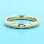 ティファニー スタッキングバンドリング/1Pダイヤ#11近辺  Aランク.