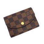 ルイヴィトン　ダミエ ポルトモネ・ロザリ  Aランク.