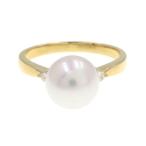 タサキ パールダイヤリング/アコヤ#10  Aランク.