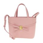 フェラガモ ニューヴァラ・プレート トートバッグ  Aランク.