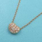 ティファニー ビーンネックレス/パヴェダイヤ/6.5MM/現行  Aランク.